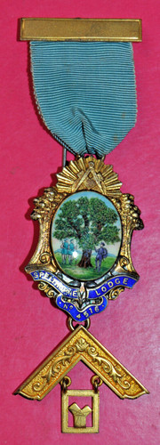 Masonic past master jewel - past, master's