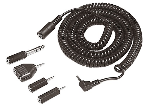 5mm coiled stereo jack - 3.5mm,