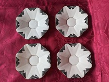 1907 Mayer & Sherratt Melba Bone China Saucers x 4 Birthday Christmas Party