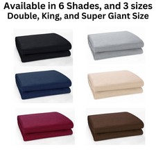 Classic Indian Rib Throws for Sofas Beds Settees -Available in Super Giant Size