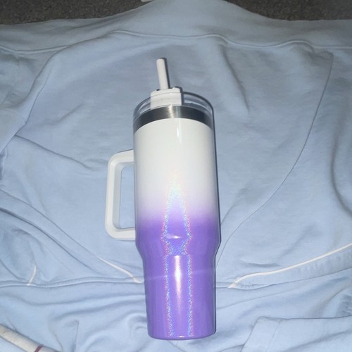 White purple solid plastic - white/purple,
