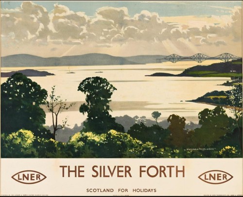 Large original vintage lner - original,