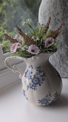 Vintage heron cross pottery - vintage,