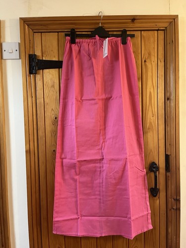Pink linen maxi beach - pink,