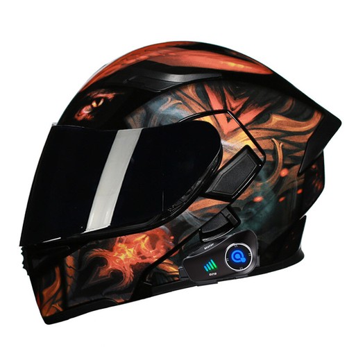 Motorcycle helmet built in - bt,
