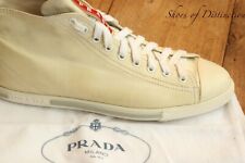 PRADA Cream Beige Leather