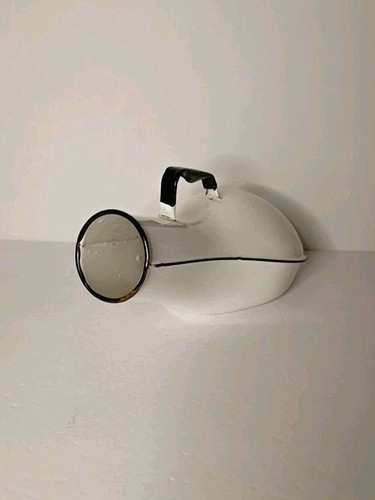 Vintage white enamel bedside - vintage,