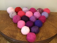 533g Job Lot 21 Balls Pink