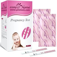 Easy@Home 20 Pregnancy Test Strips for Early Detection 10 MIU/ml-Width of 5mm