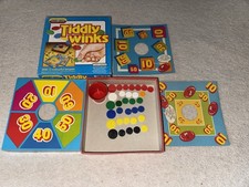 Spear's Games Tiddly Winks Traditional Family Game 1984 Vintage 