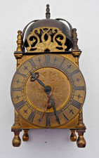 Vintage 1950s SMITHS Brass Mechanical Mantel Clock