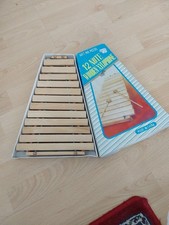 Vintage Wooden Xylophone 12 Notes Child’s Musical Instrument With Mallets Boxed