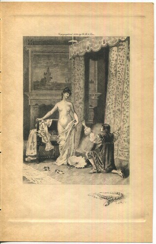 Antique artistic nude - antique,