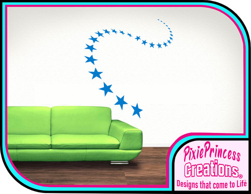 Stars pattern stencil - pattern, mylar