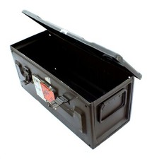 Army Metal 81mm Mortar Ammunition Tin Surplus Storage Box Or Tubes Multi Advert