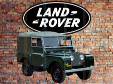 Land Rover Retro tin metal