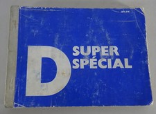 Owners Manual/Manual Citroen D Super + D Special status 09/1971