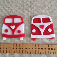 x 2 CAMPER VAN Felt Shapes