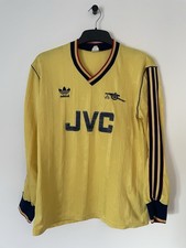 Matchworn/Player Issue Arsenal 1986/1987/1988 Away Football Shirt Long Sleeve