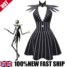 The Nightmare Before Christmas Cosplay Costume Jack Skellington Dress Halloween