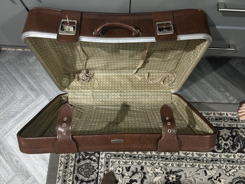 Vintage brown leather look - brown, leather-look