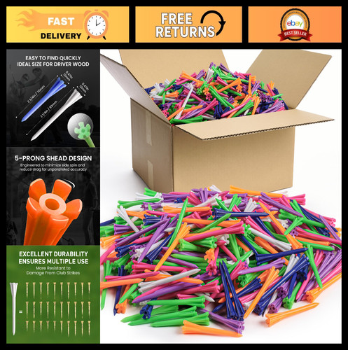 Unbreakable golf tees easy - tees,
