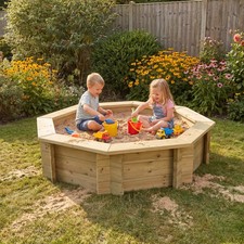 Wooden Sandpit - 4ft Octagonal