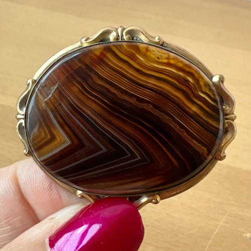 Antique scottish banded agate - scottish,