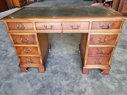 Antique repro yew - yew, small