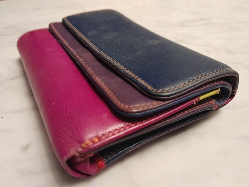 Mywalit fold leather wallet - 3-fold,