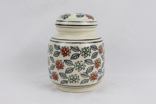 Large white ceramic pickle - white,