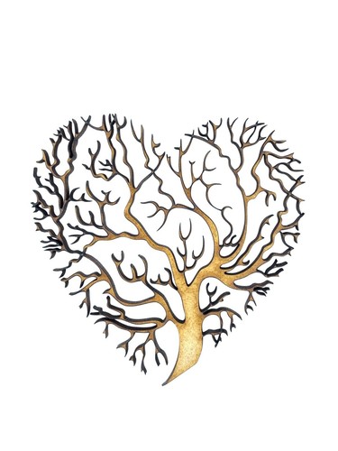 Heart shape tree - 2x,