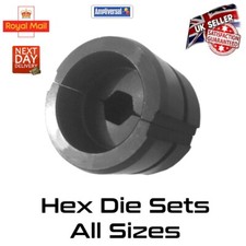 Ampliversal Cable Wire Lug Crimper Hex Die Set - Hydraulic Crimping Tools *UK*