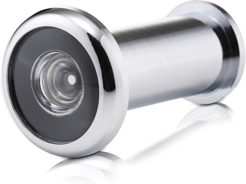Polished chrome door viewer - chrome,