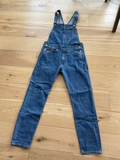 Levi's Workwear Straight Dungaree Jeans In Dark Blue
