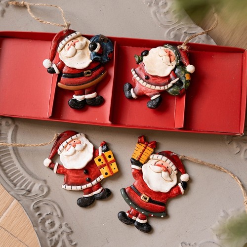 Durable resin santa snowman - durable,
