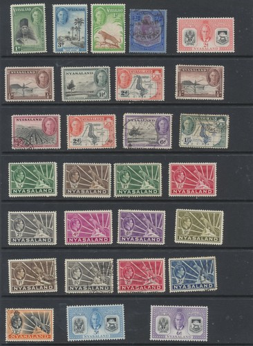 Nyasaland stamps 1938 - nyasaland, 1938-1951