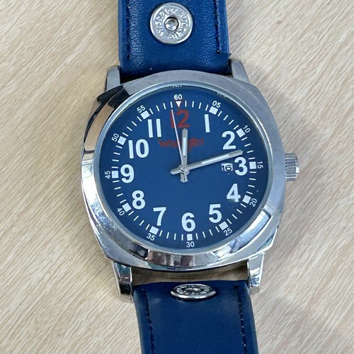 Wrangler 44mm watch blue dial - wrangler,