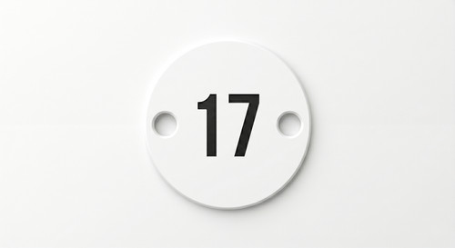 50mm white custom engraved - 50mm,