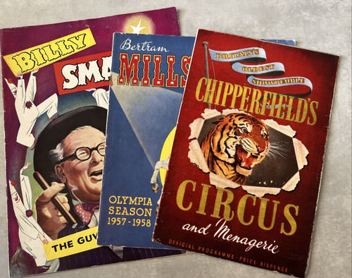 Circus programmes various - programmes,