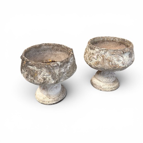 Pair cast stone - of,