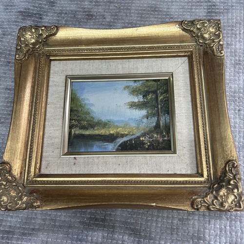 French ornate lake scene - ornate,