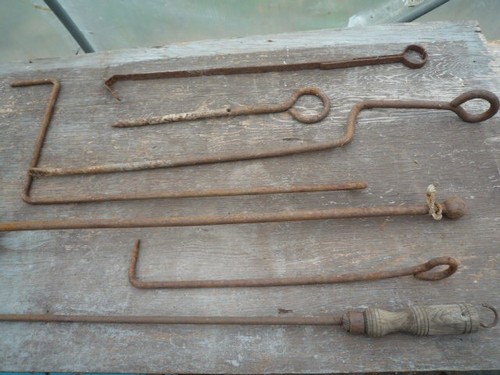 Vintage fireside blacksmith - vintage,
