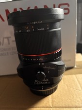 Samyang Tilt Shift Lens  24mm f3.5 ED AS UMC Lens - Canon EF Fit 