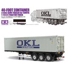 Tamiya RC 56377 40ft Container 3A Semi-Trailer 1:14 Truck Trailer