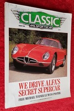 Classic and Sportscar Magazine August 1988 Alfa Sportiva Lotus 25 TVR Ford Mk IV