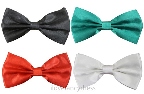 Satin bow tie dance show - satin,