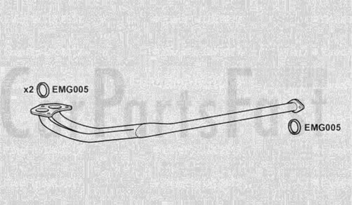 Exty2062 front pipe - pipe, volkswagen