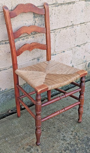 Vintage distressed wooden rush - vintage,