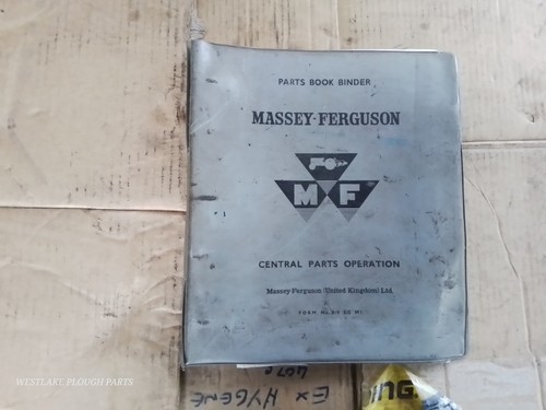 Massey ferguson parts manual - parts,